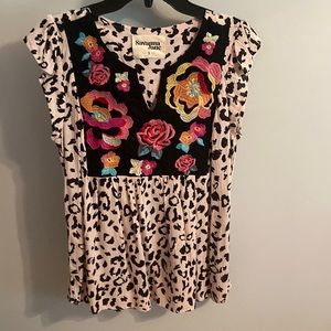 Savanna Jane Flowered Top